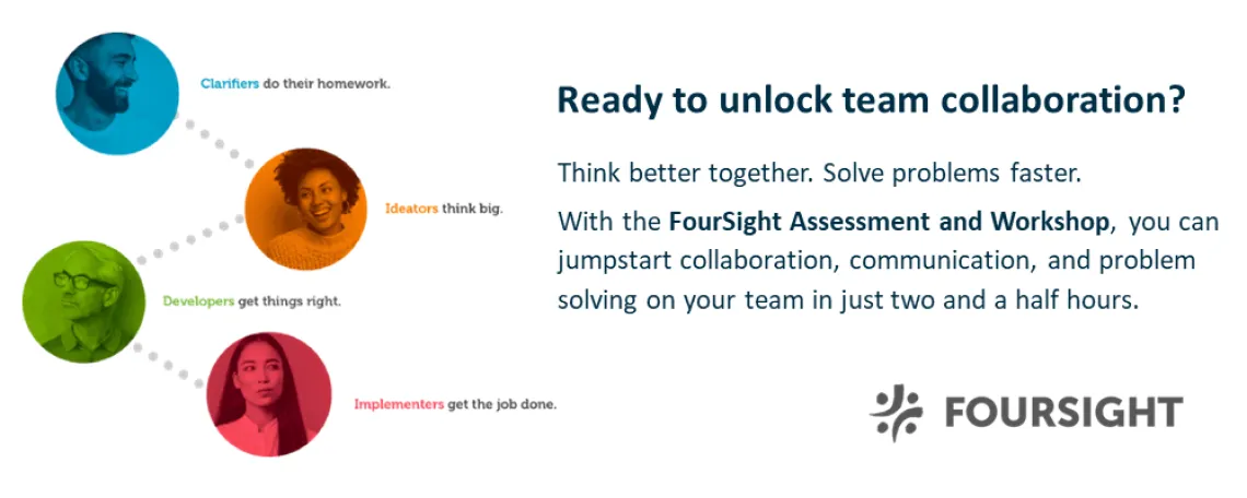 FourSight Banner Ready to Unlock team collaboration?